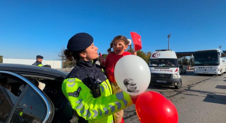 Edirne’de otoyol jandarması 24 saat görevde