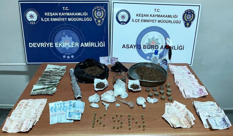 Edirne’de uyuşturucuya 1 tutuklama