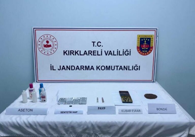 Kırklareli’de uyuşturucu operasyonunda 12 gözaltı