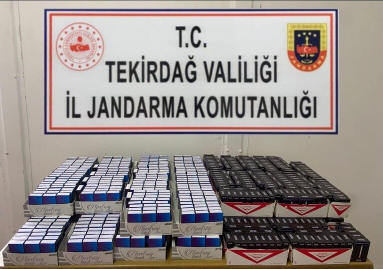 Tekirdağ’da çok sayıda makaron ve uyuşturucu ele geçirildi