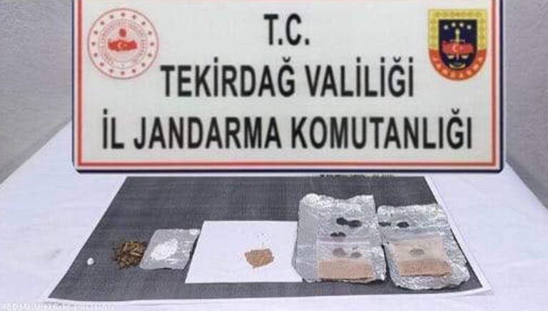 Tekirdağ’da uyuşturucu operasyonlarında 8 gözaltı