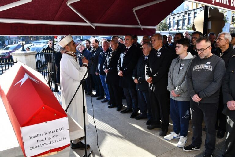 Vali Soytürk Merhum Kubilay Karadağ’ın Cenaze Töreni’ne Katıldı