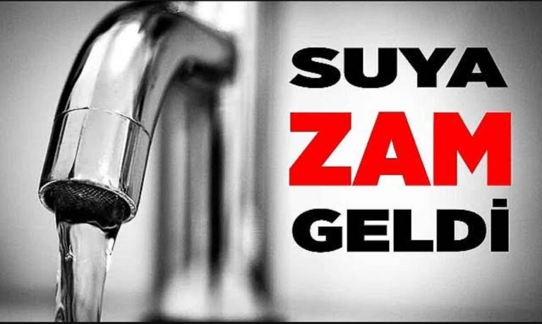 TESKİ’den Suya %50 Zam
