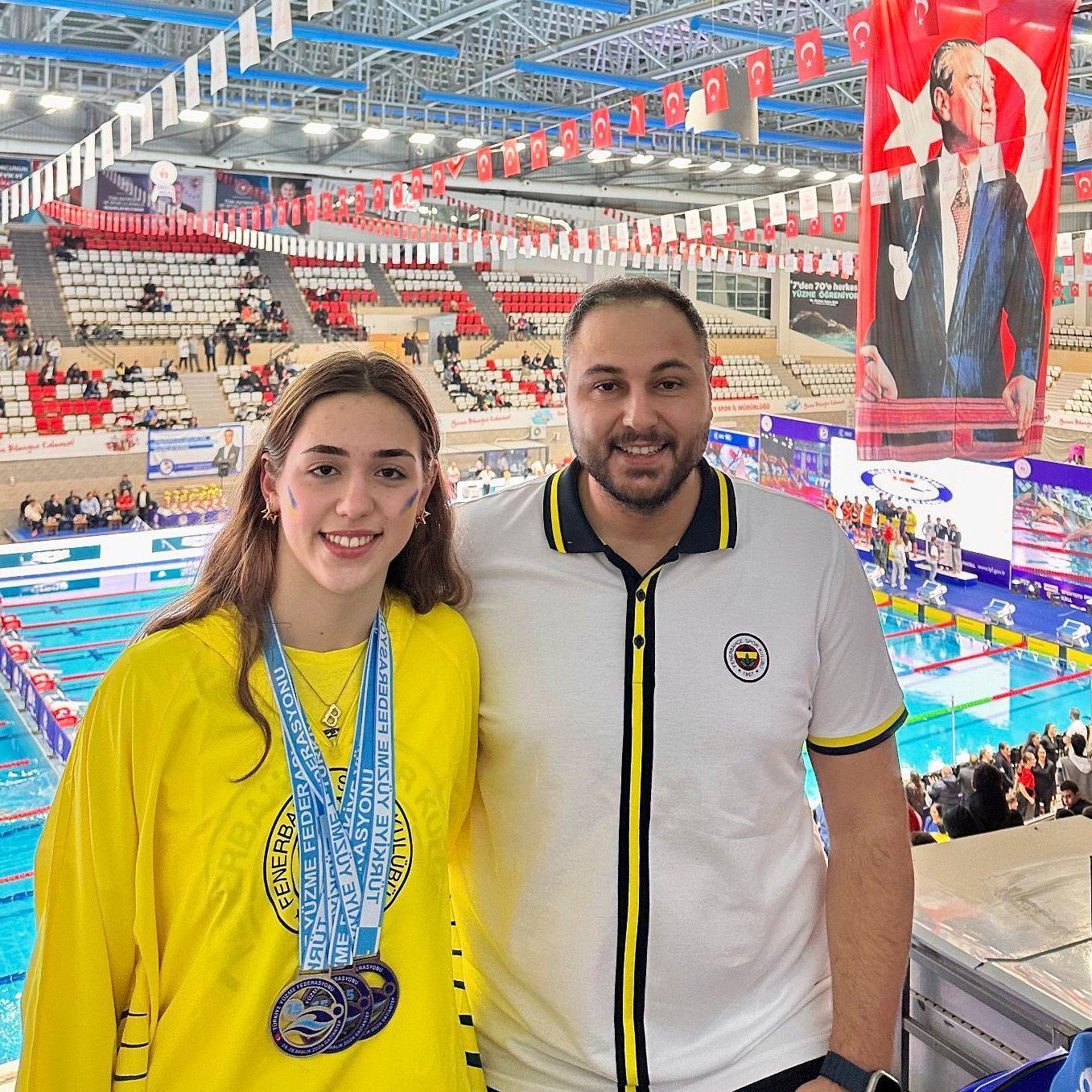 Edirneli yüzücü Işık’tan 1’i altın, 3 madalya Edirneli yüzücü Işık’tan 1’i altın, 3 madalya