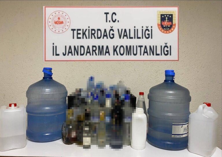 Kaçak ve Sahte İçki Operasyonu: 1 Gözaltı