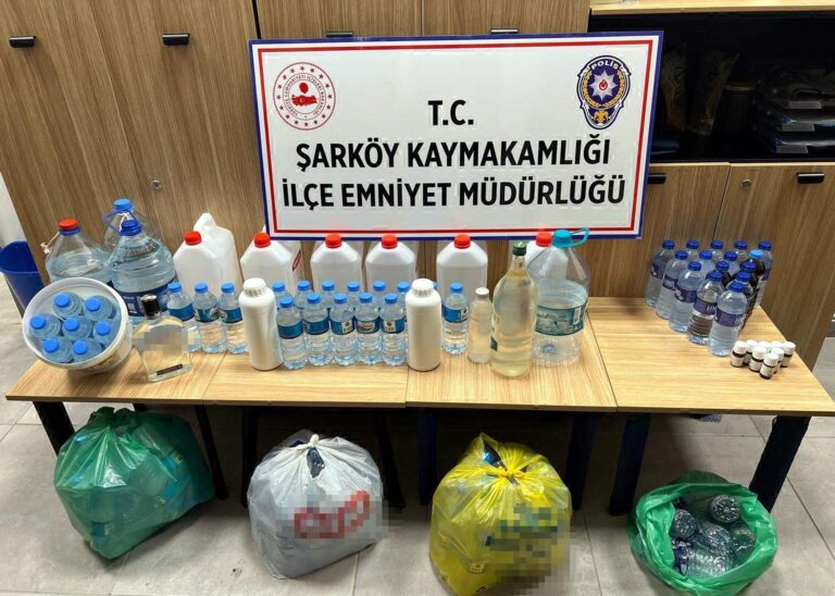 Şarköy’de sahte içki ele geçirildi | Çorlu’da Haber