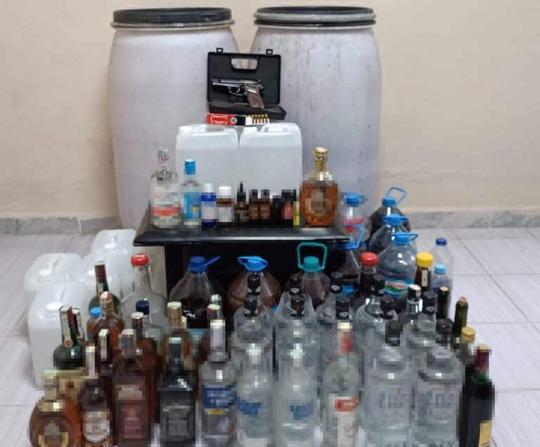 Tekirdağ’da 246 litre sahte içki ele geçirildi