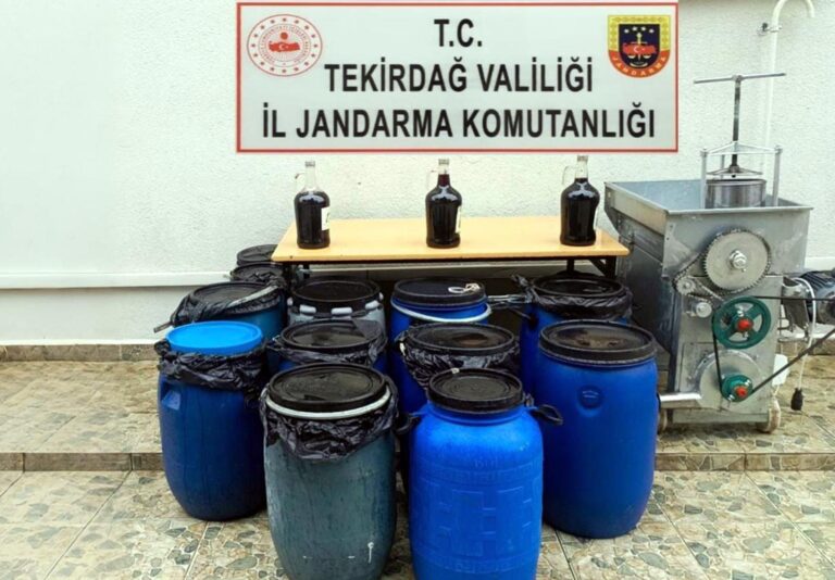 Tekirdağ’da 399 litre ‘sahte şarap’ ele geçirildi | Çorlu’da Haber