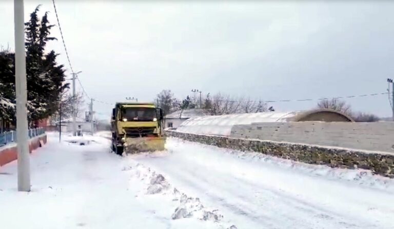 Edirne ve Kırklareli’nin yüksek kesimlerinde kar yağışı (2)