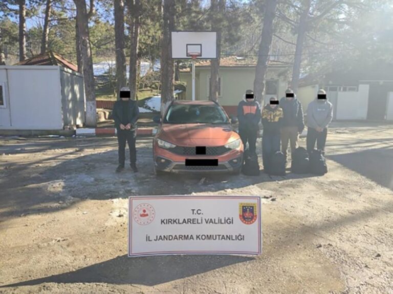 Kırklareli’de 40 kaçak göçmen yakalandı