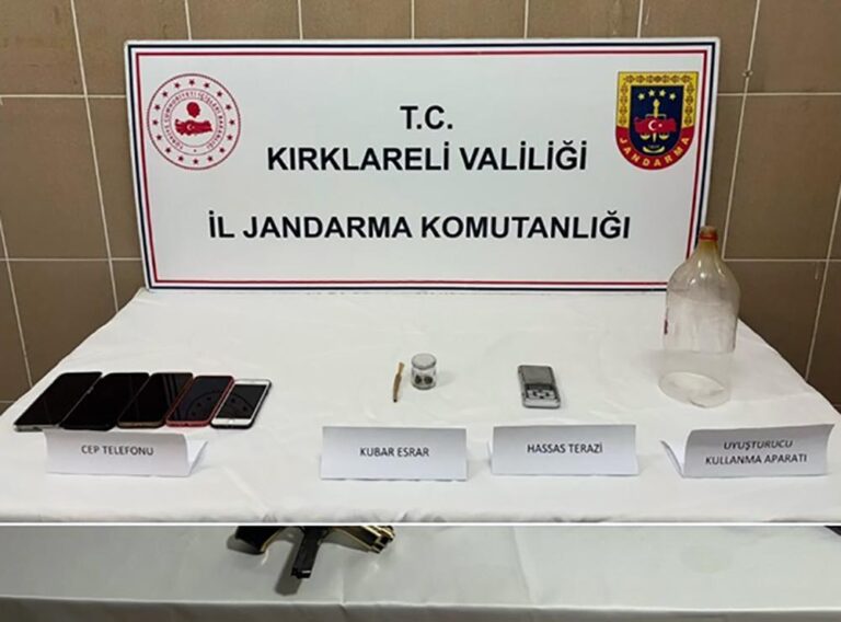 Kırklareli’de esrar ve sahte içki ele geçirildi