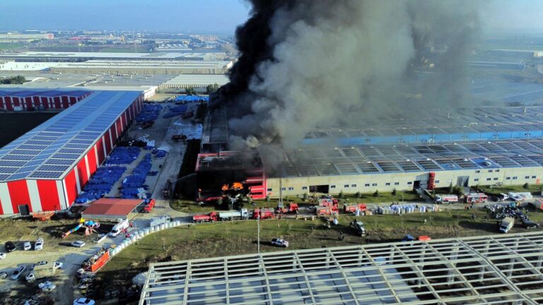 Kırklareli’de oyuncak fabrikasında yangın (3)