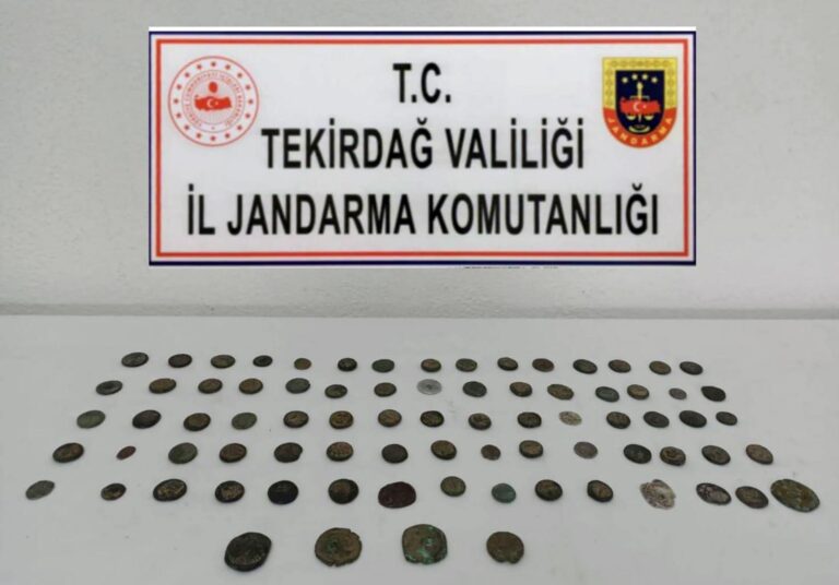 Tekirdağ’da 79 sikke ele geçirildi | Çorlu’da Haber