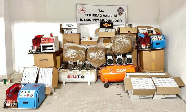 Silah ve Kaçak Tütün Ürünleri Ele Geçirildi | Çorlu’da Haber