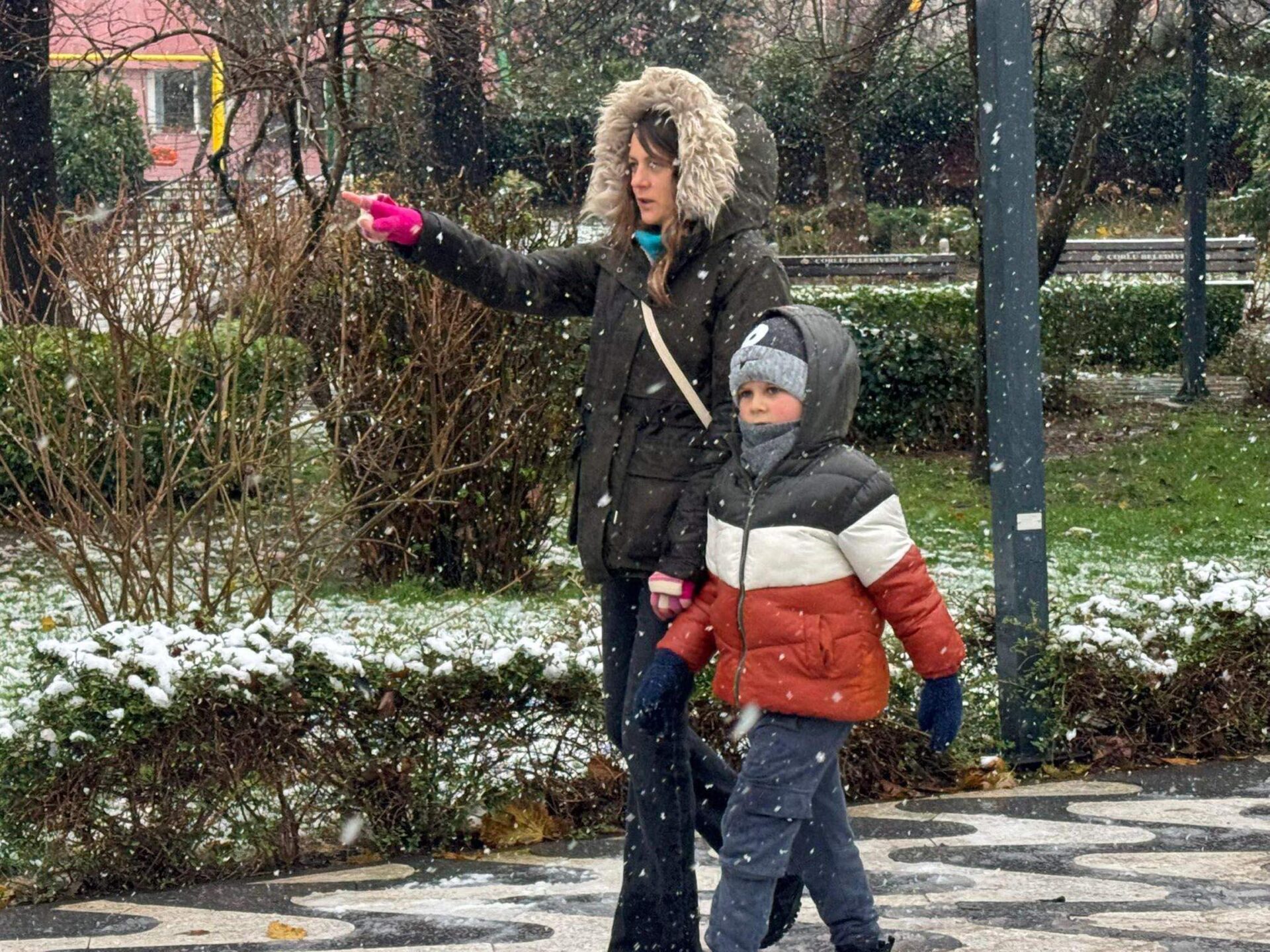 Trakya’nın yüksek kesimlerinde kar yağışı Trakya’nın yüksek kesimlerinde kar yağışı