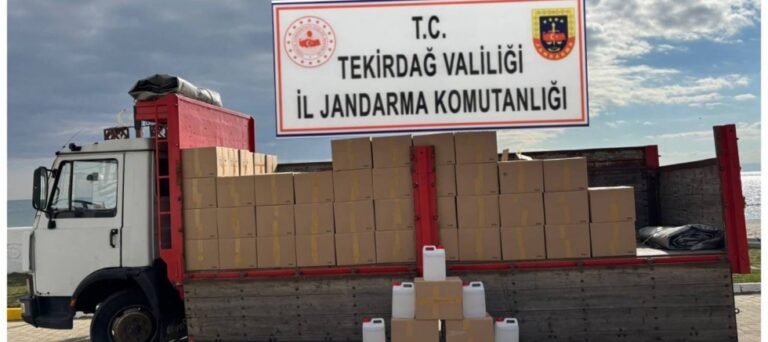 5 BİN LİTRE ELE GEÇİRİLDİ