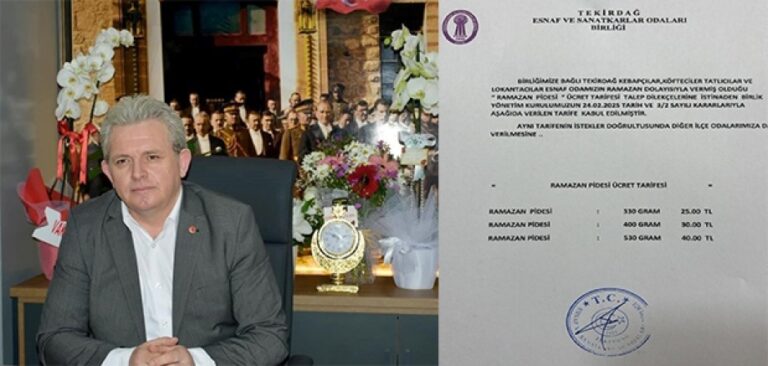 PİDE FİYATI BELLİ OLDU