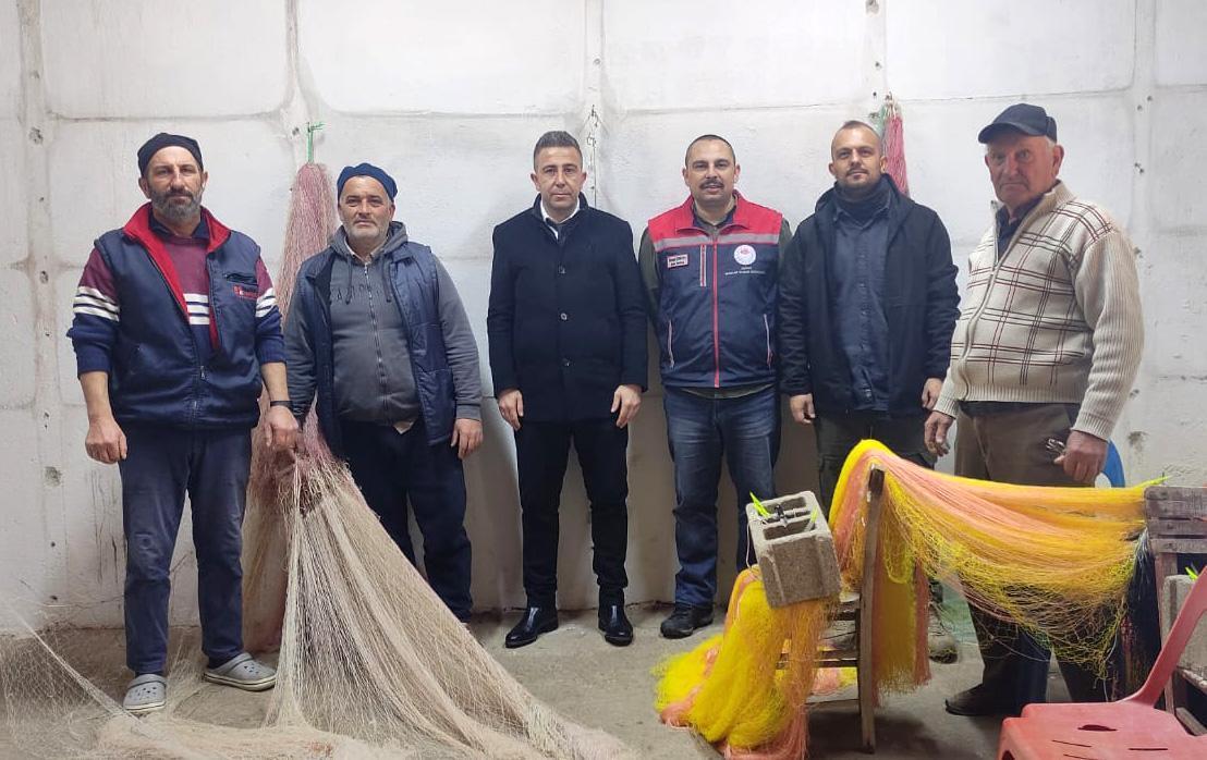 Saros’ta liman ve balıkçı barınağına denetim Saros’ta liman ve balıkçı barınağına denetim