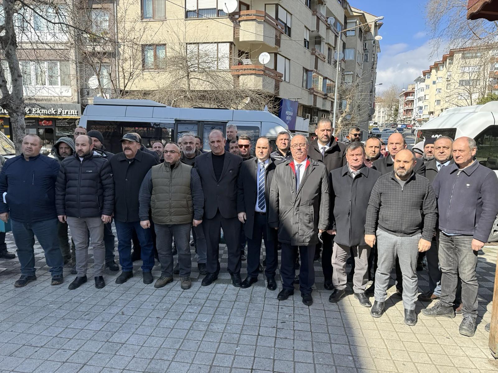 Tekirdağ’da 11 ilçenin şoförler odası başkanları, UKOME kararlarını protesto etti | Çorlu’da Haber Tekirdağ’da 11 ilçenin şoförler odası başkanları, UKOME kararlarını protesto etti | Çorlu’da Haber