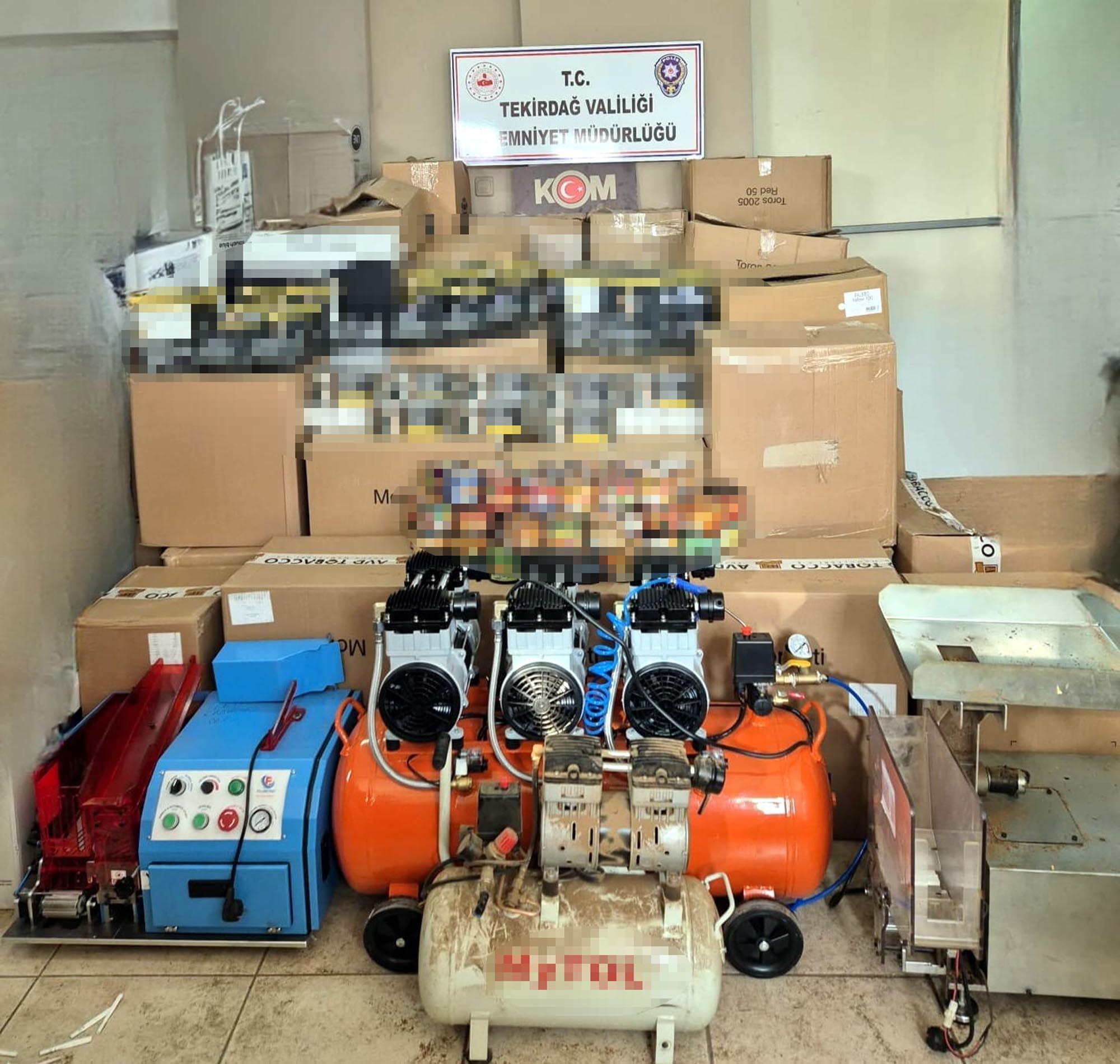 Tekirdağ’da 305 bin makaron ele geçirildi | Çorlu’da Haber Tekirdağ’da 305 bin makaron ele geçirildi | Çorlu’da Haber