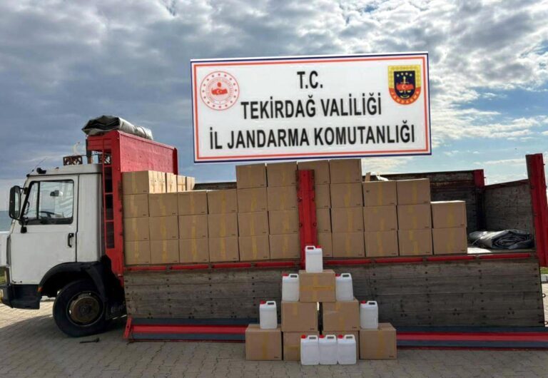 Tekirdağ’da 5 bin litre etil alkol ele geçirildi; 4 gözaltı | Çorlu’da Haber