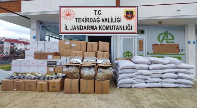 Tekirdağ’da 839 bin 630 makaron ele geçirildi | Çorlu’da Haber