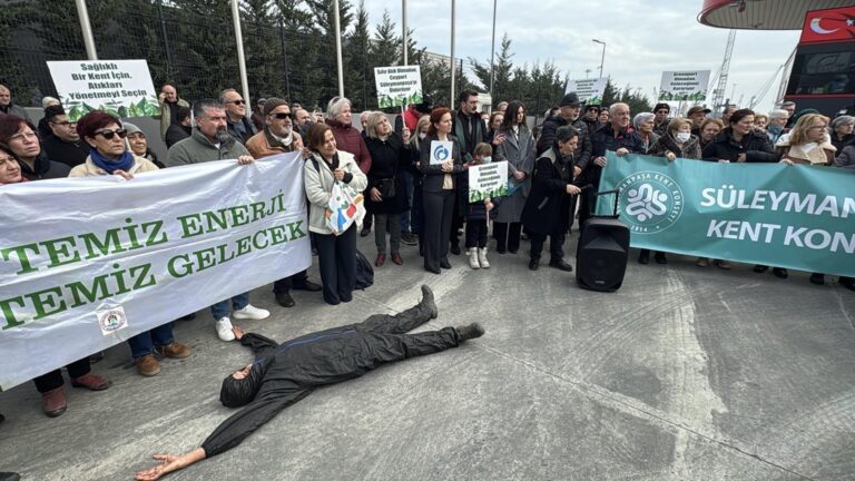 Tekirdağ’da ‘çimento tozu’ protestosu | Çorlu’da Haber