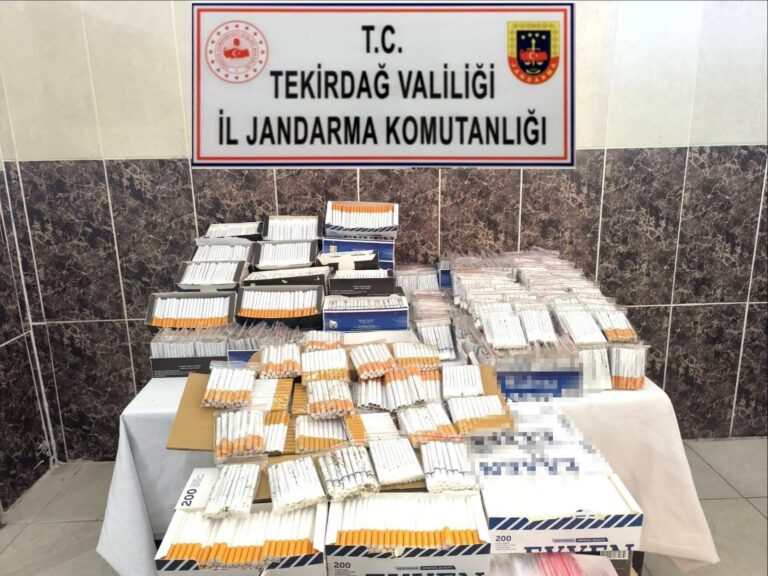 Tekirdağ’da çok sayıda makaron ve uyuşturucu ele geçirildi | Çorlu’da Haber