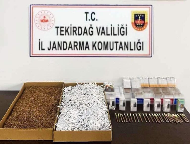 Tekirdağ’da kaçak tütün ile sahte içki ele geçirildi | Çorlu’da Haber