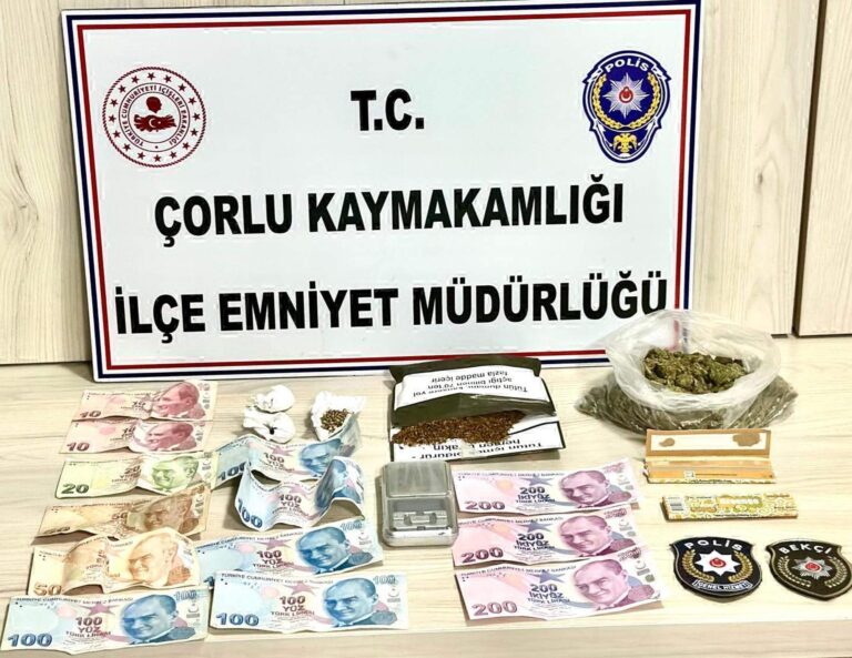 Çorlu’da uyuşturucu sattığı belirlenen şüpheli tutuklandı | Çorlu’da Haber