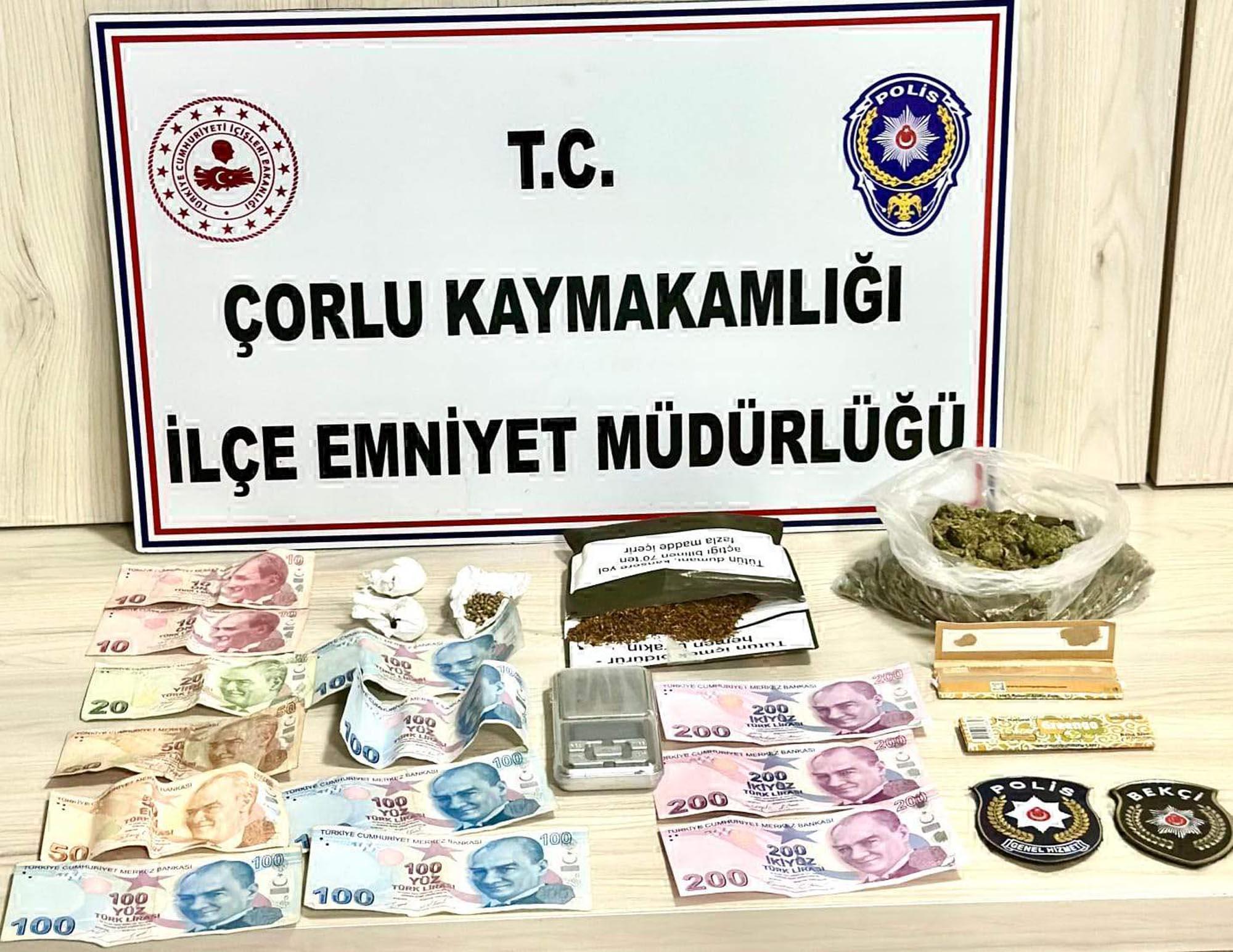 Çorlu’da uyuşturucu sattığı belirlenen şüpheli tutuklandı | Çorlu’da Haber Çorlu’da uyuşturucu sattığı belirlenen şüpheli tutuklandı | Çorlu’da Haber