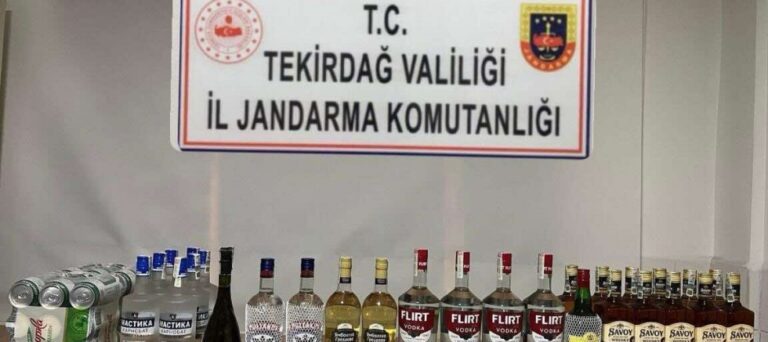 JANDARMADAN KAÇAK İÇKİ OPERASYONU