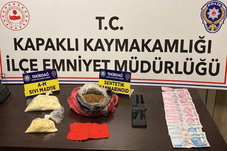 Kapaklı’da uyuşturucuyla yakalanan 2 kişi tutuklandı | Çorlu’da Haber