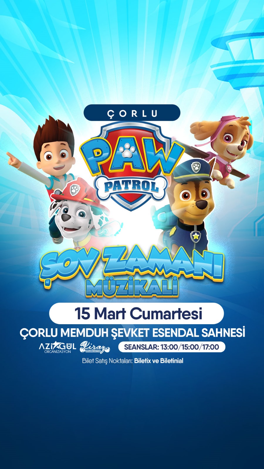 PAW PATROL ŞOV ZAMANI MÜZİKALİ PAW PATROL ŞOV ZAMANI MÜZİKALİ