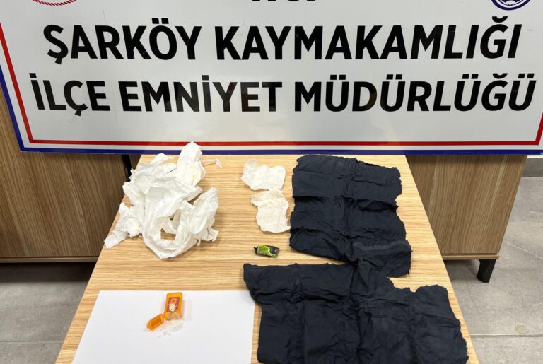 Şarköy’de uyuşturucu ile yakalanan şüpheli tutuklandı | Çorlu’da Haber