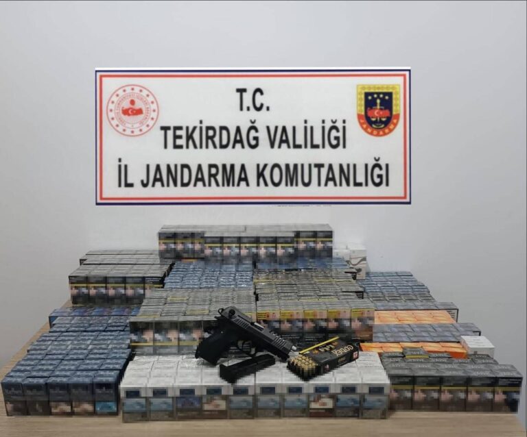 Tekirdağ’da makaron ve kaçak sigara ele geçirildi | Çorlu’da Haber