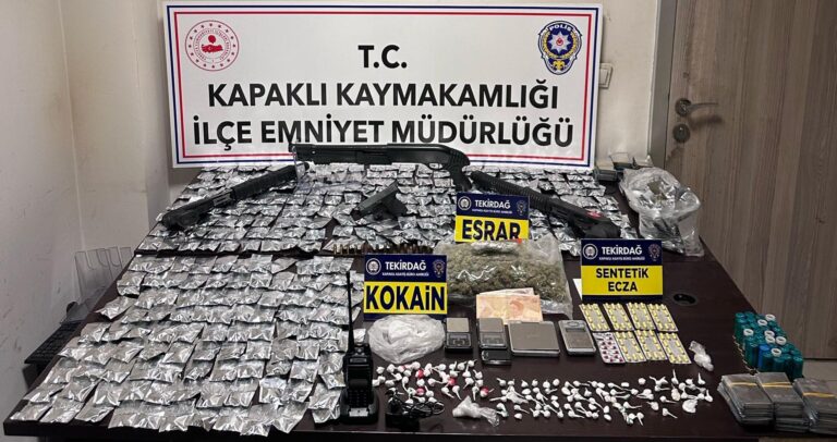 Tekirdağ’da uyuşturucuya 2 tutuklama | Çorlu’da Haber