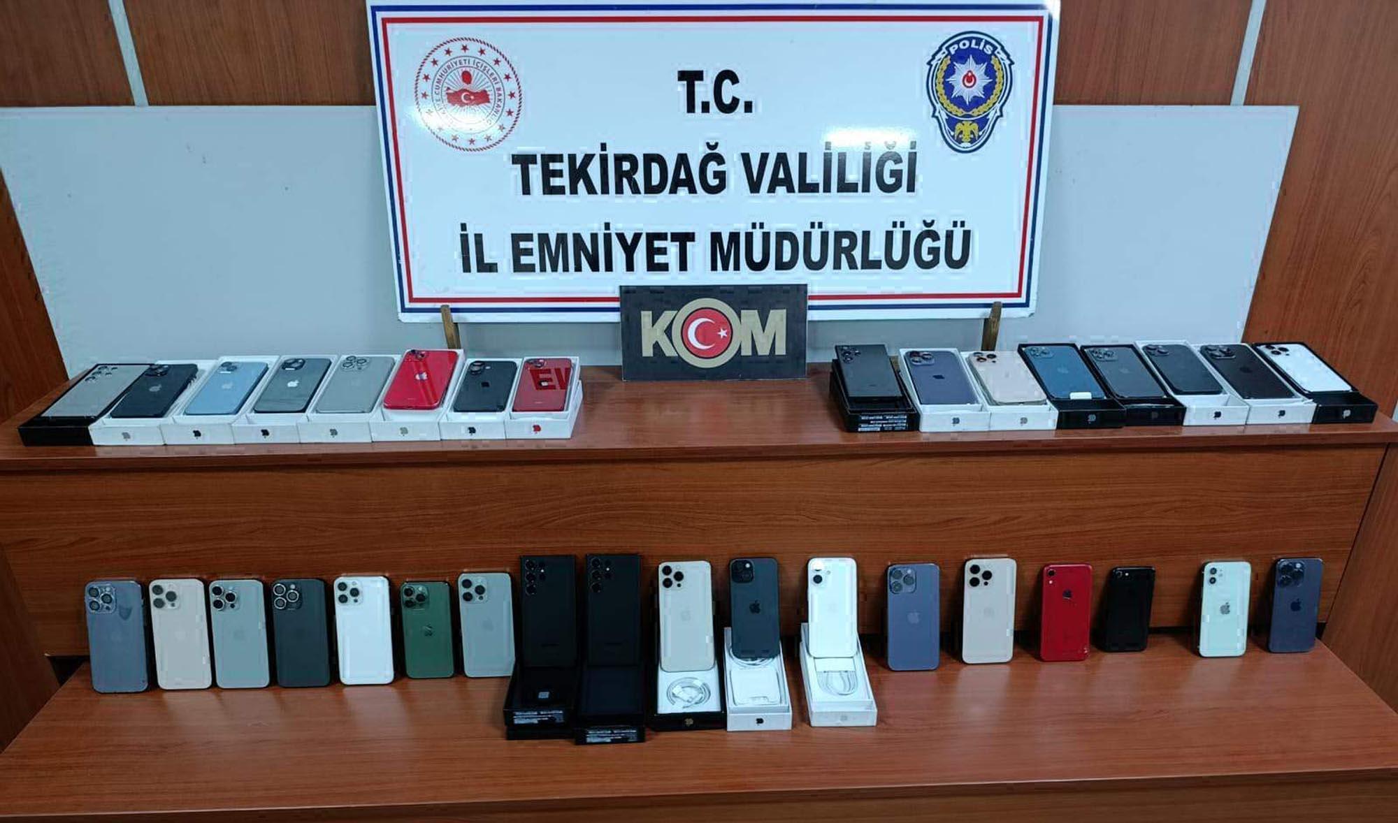 Çerkezköy’de 34 kayıt dışı telefon ele geçirildi | Çorlu’da Haber Çerkezköy’de 34 kayıt dışı telefon ele geçirildi | Çorlu’da Haber