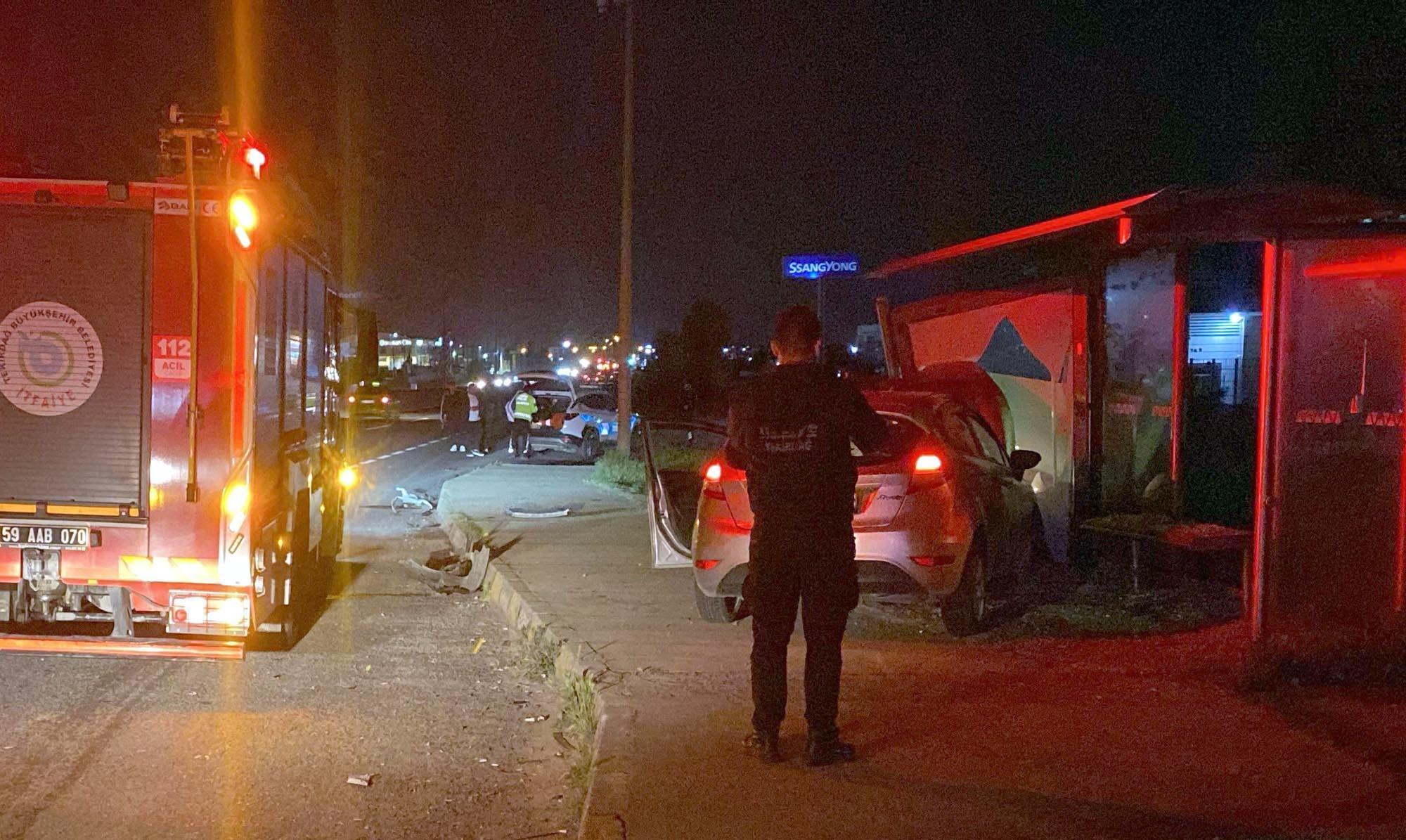 Çorlu’da 2 Otomobil Çapıştı, Sürücüler Hafif Yaralandı Çorlu’da 2 Otomobil Çapıştı, Sürücüler Hafif Yaralandı