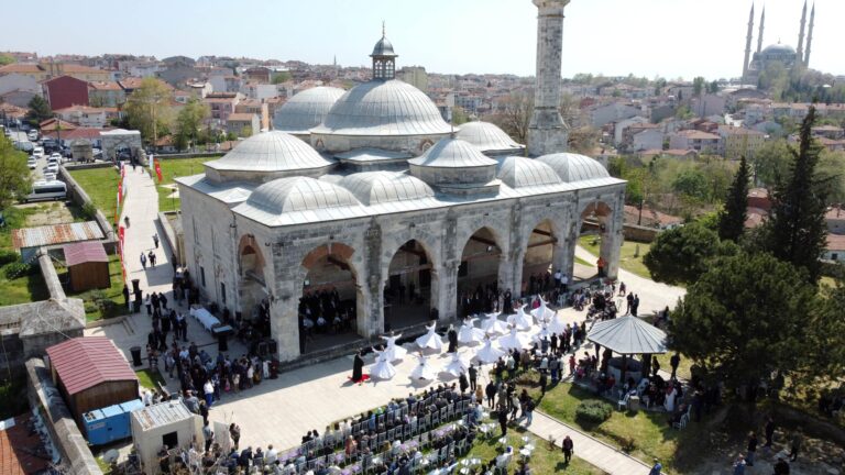 Edirne’de Muradiye Mevlevihanesi’nin yeniden ihyası için temel atıldı
