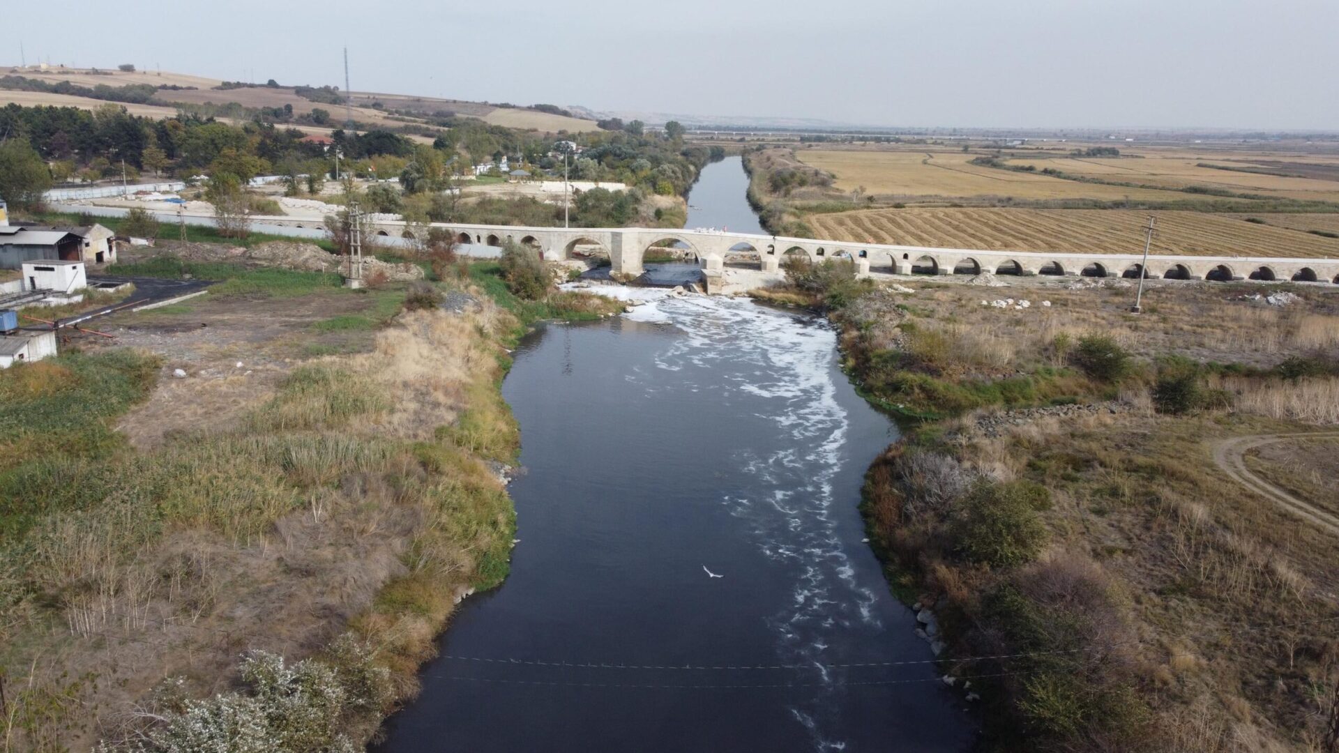Ergene Nehri’nin Suyu 3’üncü Derece Kirli Çıktı Ergene Nehri’nin Suyu 3’üncü Derece Kirli Çıktı