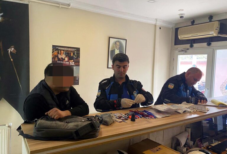 Kırklareli’de kendisini engelli tanıtan dilenci yakalandı