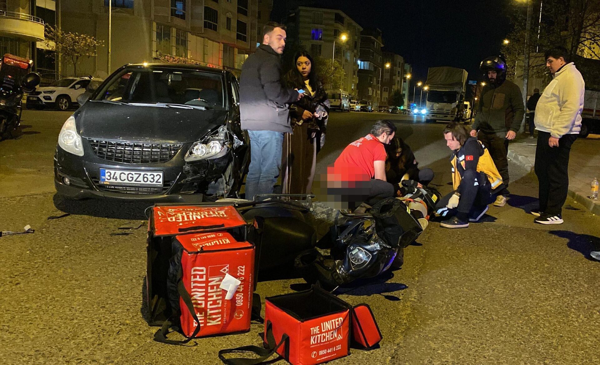 Otomobille çarpışan motosikletin sürücüsü kurye yaralandı | Çorlu’da Haber Otomobille çarpışan motosikletin sürücüsü kurye yaralandı | Çorlu’da Haber