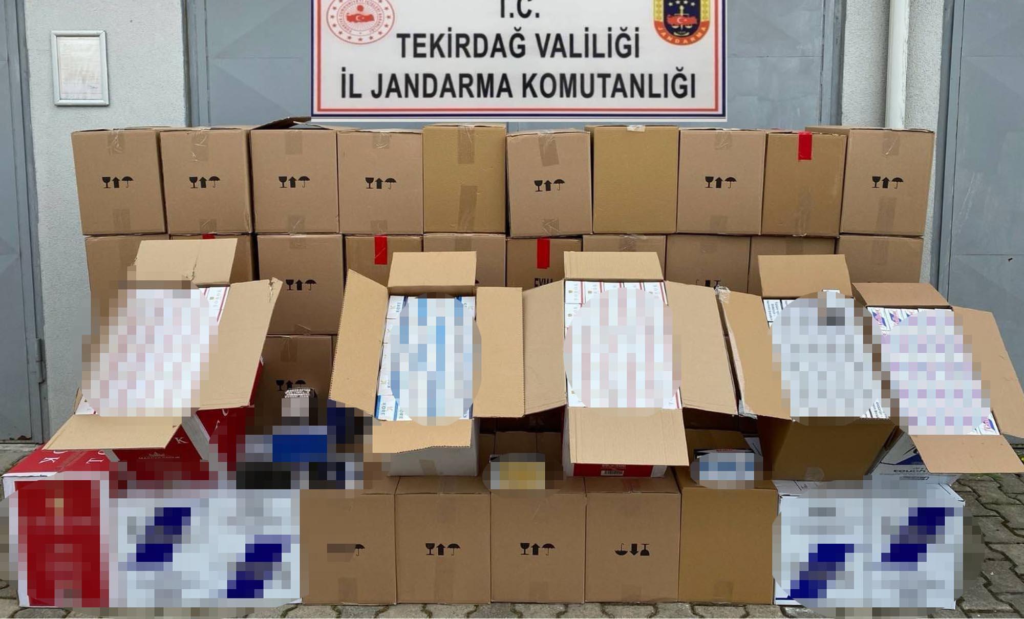 Tekirdağ’da 551 bin makaron ele geçirildi | Çorlu’da Haber Tekirdağ’da 551 bin makaron ele geçirildi | Çorlu’da Haber