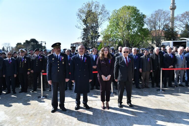 Türk Polis Teşkilatının Kuruluş Yıldönümü Münasebetiyle Çelenk Sunma Töreni Düzenlendi