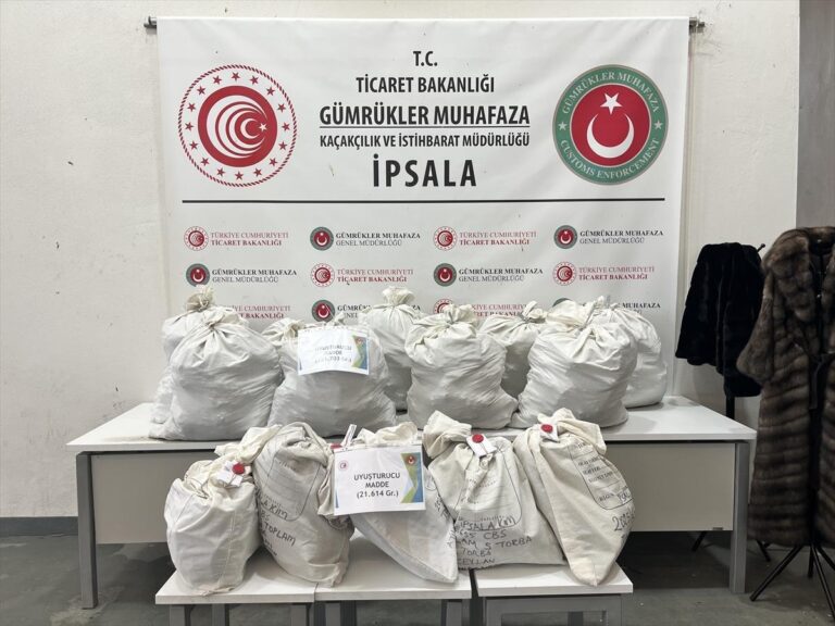 İpsala’da 173 kilo uyuşturucu ile elektronik sigara ele geçirildi