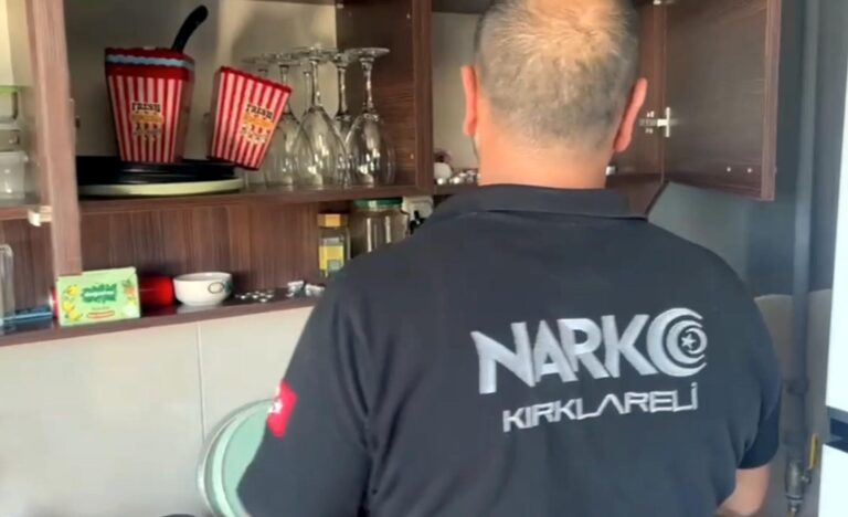 Kırklareli’de uyuşturucu operasyonunda 3 tutuklama