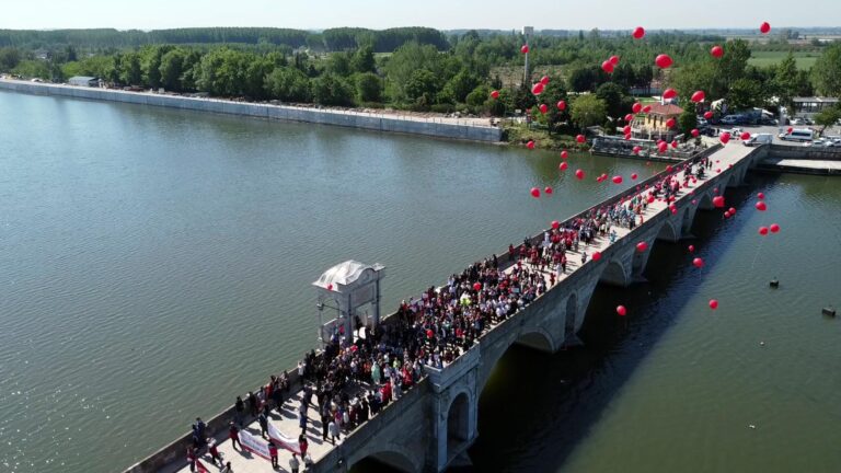 Meriç’te buluşan engelliler ve aileleri, farkındalık için gökyüzüne balon bıraktı