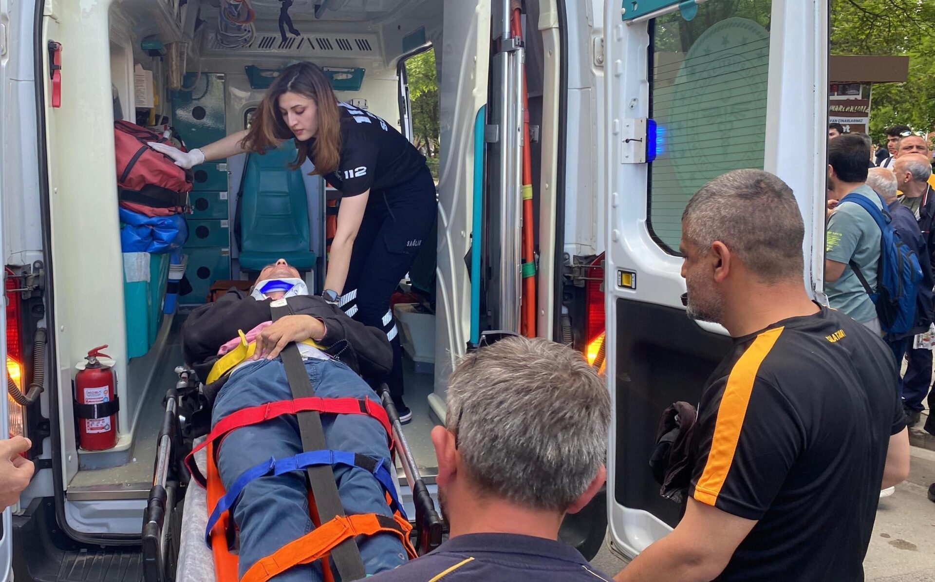 Motosikletin yaya geçidinde çarptığı yaya yaralandı | Çorlu’da Haber Motosikletin yaya geçidinde çarptığı yaya yaralandı | Çorlu’da Haber