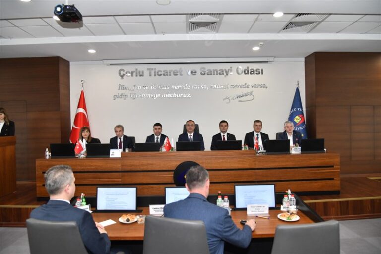 Tekirdağ Sanayi ve Teknoloji İşbirliği Kurulu (SANTEK) Toplantısı Yapıldı